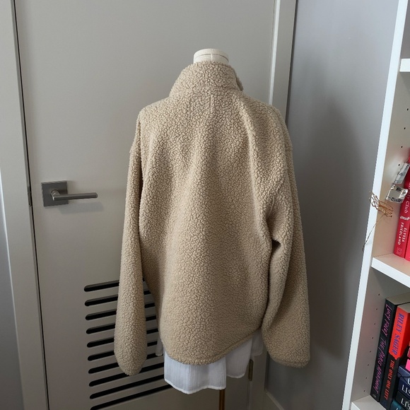 Old Navy Tan Sherpa Sweater - Picture 5 of 5